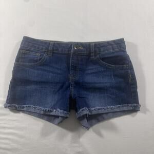 Lucky Brand Women's Denim Dark Wash Riley Short Size 14